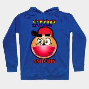 STOP Snitchin Emoji Urban Design by GT Artland Hoodie